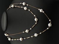 Collana Gioielleria Dossena  Donna in Argento Perla C245- ALISEI